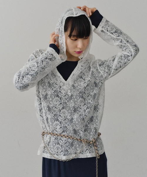 tシャツ Lace hoodie / レースフーディー レディース : ZOZOTOWN Yahoo