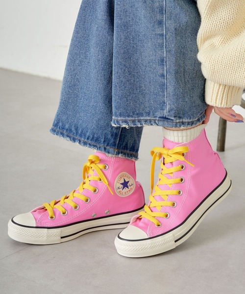 ‼️新品‼️コンバース ハイカット 日本製 ピンク 24.5 CONVERSE 「CONVERSE」 ハイカットスニーカー 24.5cm ピンク
