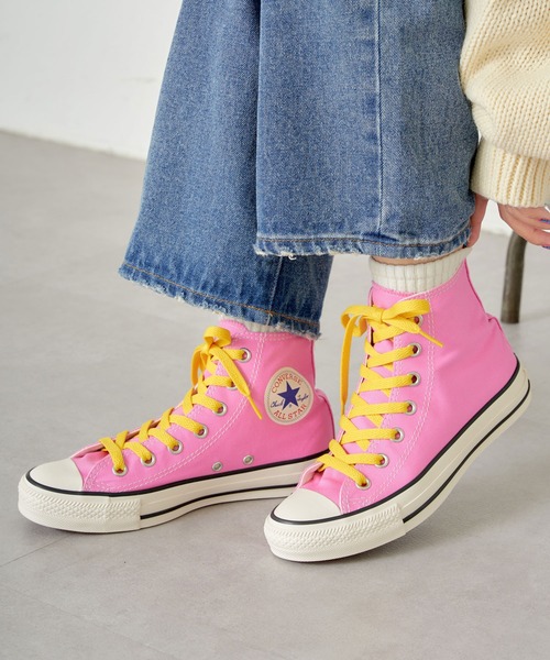 ‼️新品‼️コンバース ハイカット 日本製 ピンク 24.5 CONVERSE 「CONVERSE」 ハイカットスニーカー 24.5cm ピンク
