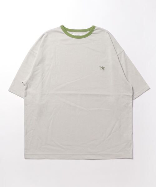 「Lui's」 「Neucon」半袖Tシャツ 2 ライトグレー メンズ