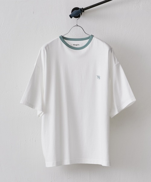 「Lui's」 「Neucon」半袖Tシャツ 2 ライトグレー メンズ
