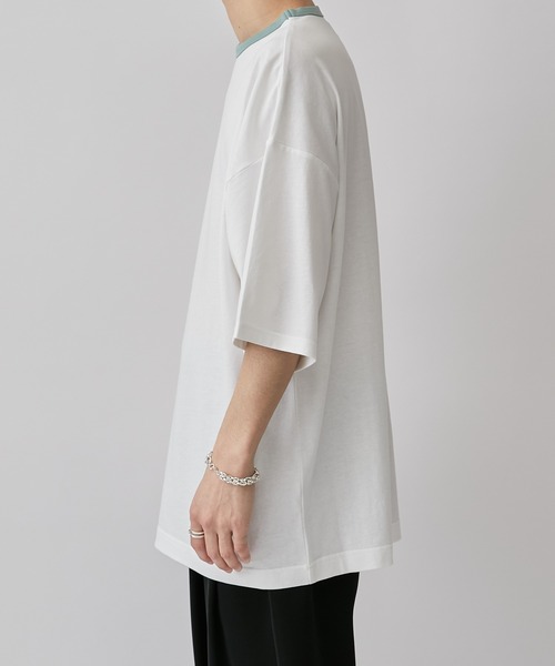 「Lui's」 「Neucon」半袖Tシャツ 2 ライトグレー メンズ
