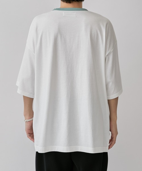 「Lui's」 「Neucon」半袖Tシャツ 2 ライトグレー メンズ