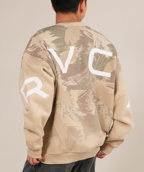 トレーナー スウェット RVCA/ルーカ FADE BACK SIDE ARCH RVCA スウェット BF042-001 メンズ レディース_3