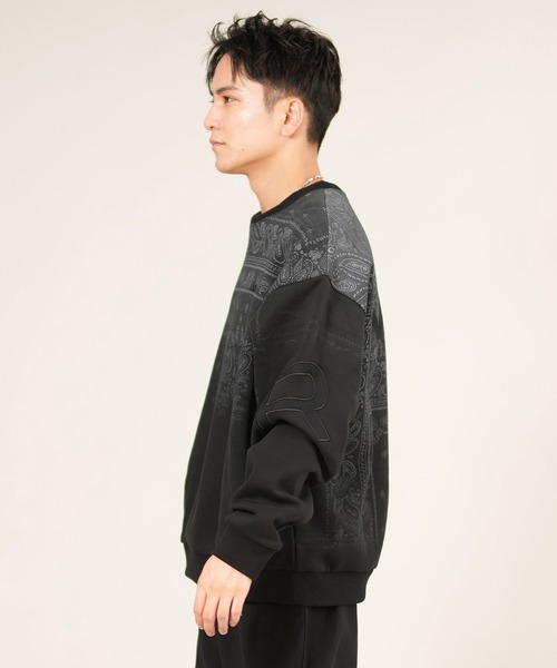 トレーナー スウェット RVCA/ルーカ FADE BACK SIDE ARCH RVCA スウェット BF042-001 メンズ レディース_11