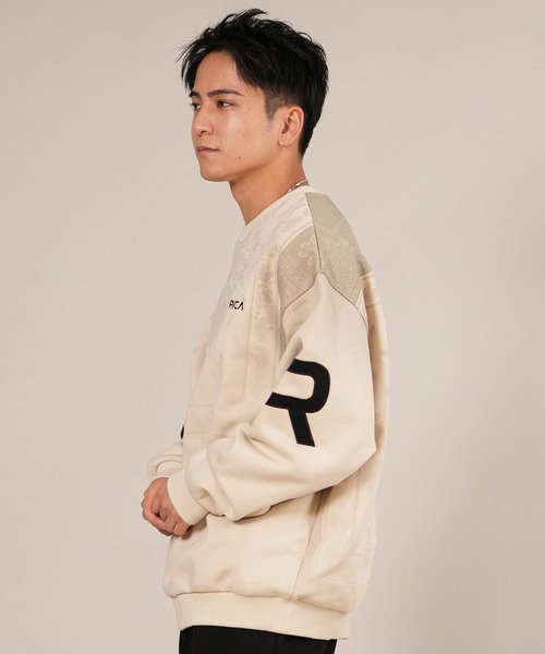 トレーナー スウェット RVCA/ルーカ FADE BACK SIDE ARCH RVCA スウェット BF042-001 メンズ レディース_17