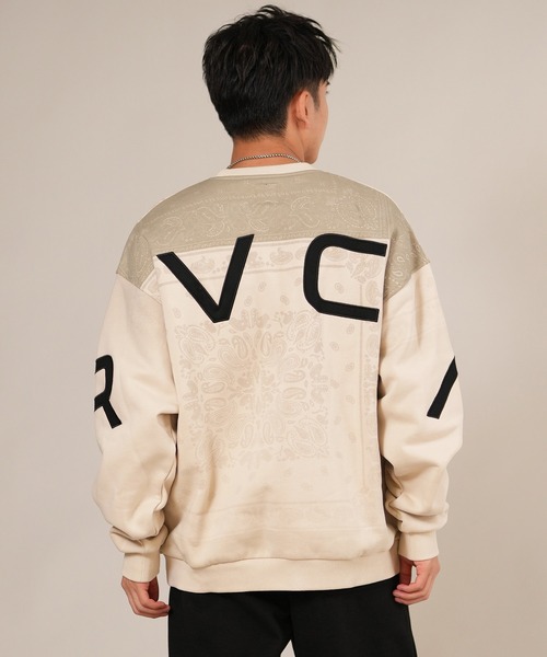 トレーナー スウェット RVCA/ルーカ FADE BACK SIDE ARCH RVCA スウェット BF042-001 メンズ レディース_18