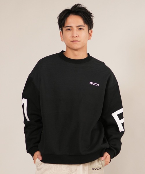 トレーナー スウェット RVCA/ルーカ FADE BACK SIDE ARCH RVCA スウェット BF042-001 メンズ レディース_5