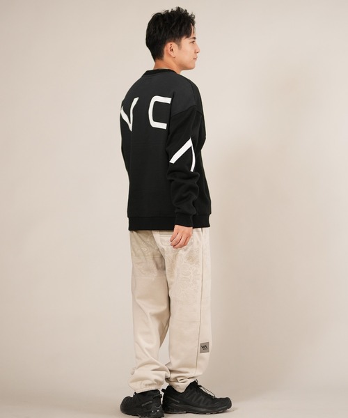 トレーナー スウェット RVCA/ルーカ FADE BACK SIDE ARCH RVCA スウェット BF042-001 メンズ レディース_9