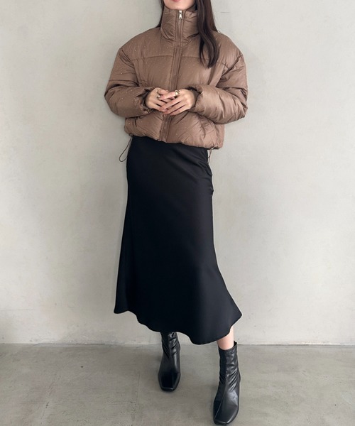 ダウンコート ダウンジャケット ストーンショート丈ダウン レディース
