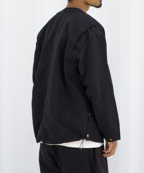 NO WAY コート ジャケット /Bz/ノーカラージャケット(LEY) メンズ