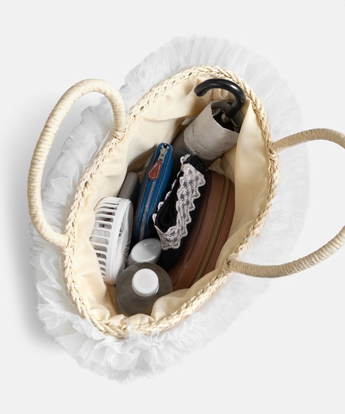 「MAMIAN」 かごバッグ FREE ホワイト レディース_画像2