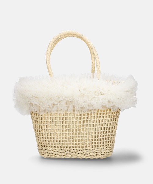 「MAMIAN」 かごバッグ FREE ホワイト レディース_画像3