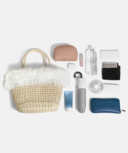 「MAMIAN」 かごバッグ FREE ホワイト レディース_画像8