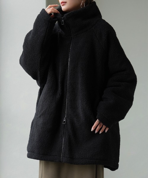 ✨新品未使用✨Hug O War ハグオーワー ボアコート HUG.U（ハグユー） コート アウター 「 小顔 」 中綿ボアコート