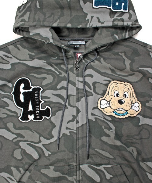 GALFY ダンボ プリント パーカー グレー GALFY ダンボ プリント パーカー グレー GALFY ダンボ プリント