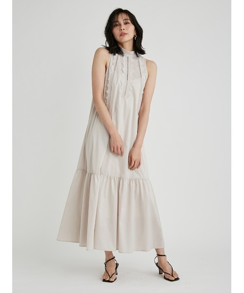 フレイアイディー　ノースリーブワンピース FRAY I.D（フレイ・アイディー） ノースリーブワンピース 0 ホワイト