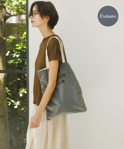 トートバッグ 「別注」beej×DOORS ベロアトート レディース : ZOZOTOWN