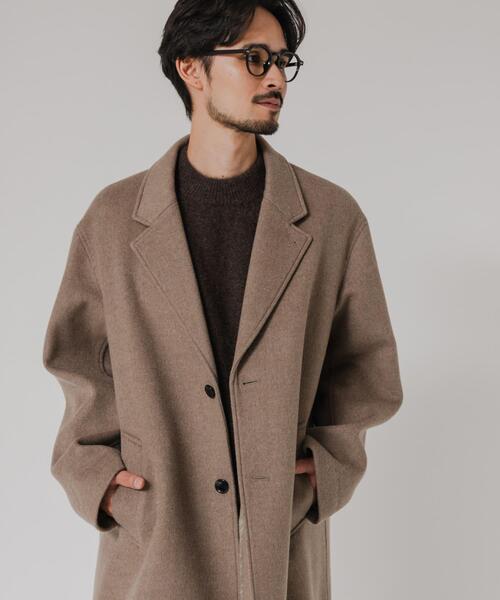 【美品】URBAN RESEARCH ブラウン チェスターコート M URBAN RESEARCH（アーバンリサーチ） チェスターコート コート WOOL
