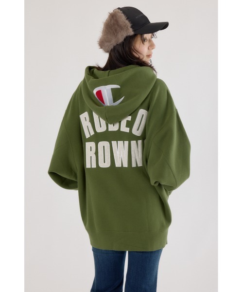 大人気♥︎︎ロデオクラウンズ×チャンピオン RODEO CROWNS WIDE BOWL（ロデオクラウンズワイドボウル） パーカー