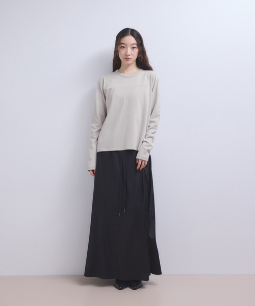 ADAM ET ROPE'（アダムエロペ） tシャツ 「WEB限定」ガーメントダイ