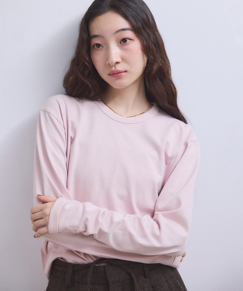 ADAM ET ROPE'（アダムエロペ） tシャツ 「WEB限定」ガーメントダイ