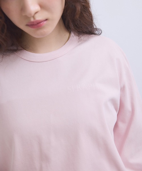 ADAM ET ROPE'（アダムエロペ） tシャツ 「WEB限定」ガーメントダイ