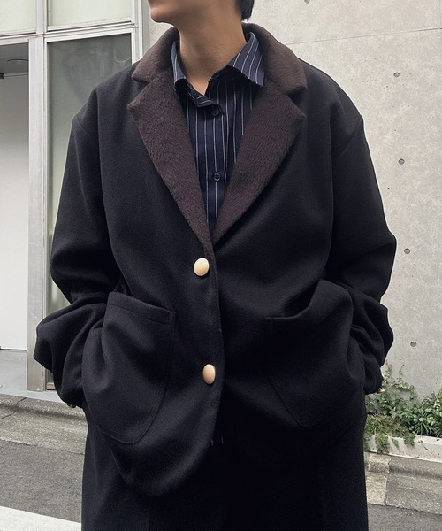 MandO（エムオー） ジャケット テーラードジャケット シャギー切替