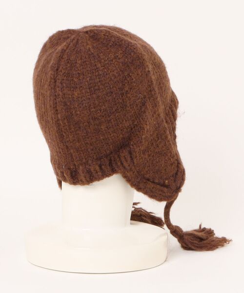 alexiastam ブラウン ニット帽 刺繍ロゴ付き ☆STUSSY☆Graffiti Rib Knit Beanie 刺繍ロゴ ニット ビーニー
