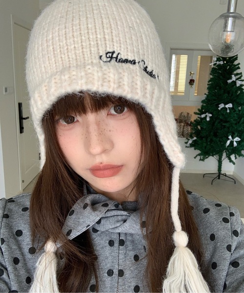 mina perhonen ニットキャップ・ビーニー レディース ミナペルホネン