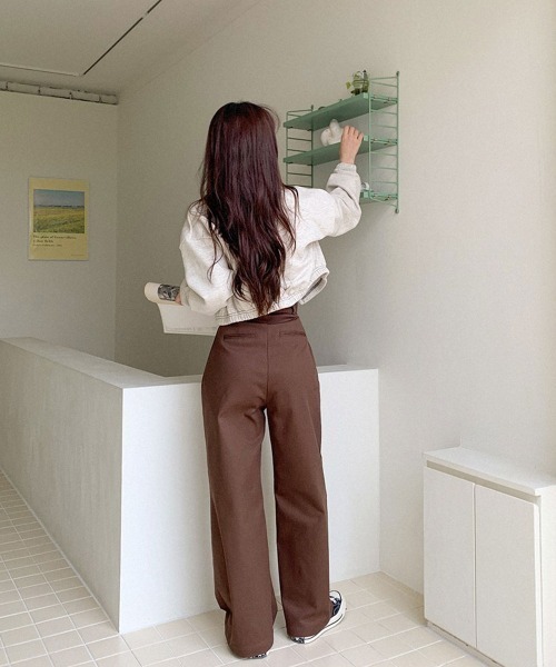 「muahmuah」 チノパンツ S ベージュ レディース_画像8