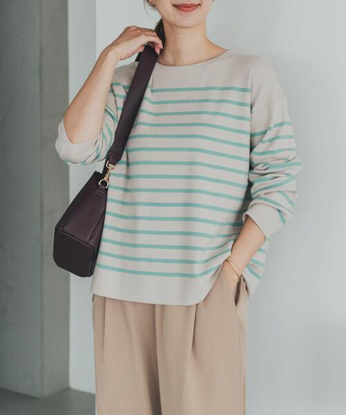 Theory 21SS 即完売カラー パネルボーダー プルオーバー ニット パネルボーダーニットプルオーバー/CRAFT STANDARD BOUTIQUE（クラフト