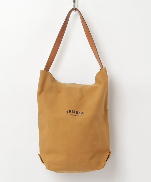 TEMBEA（テンベア） ワンポイントトートバッグ - ブラウン レディース