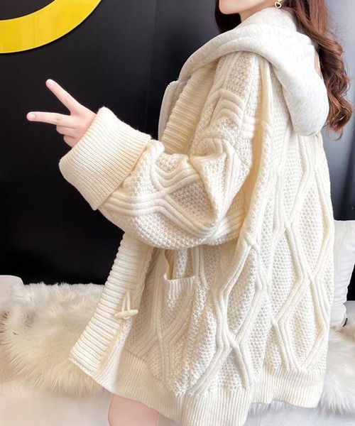 GLAMOROUS JANE（グラマラスジェーン） カーディガン 裏毛フード付き