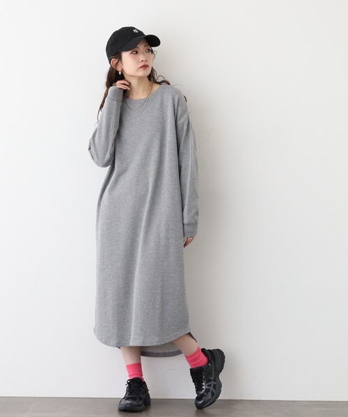 美品♡familiar♡長袖ワンピース♡90 Newlyme（ニューリーミー） ワンピース 選べる丈美シルエット長袖