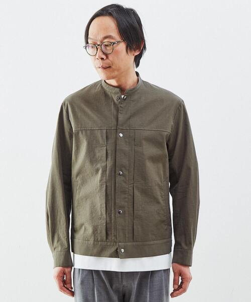 「MEN'S MELROSE」 ジャケット 4 ベージュ メンズ_画像2