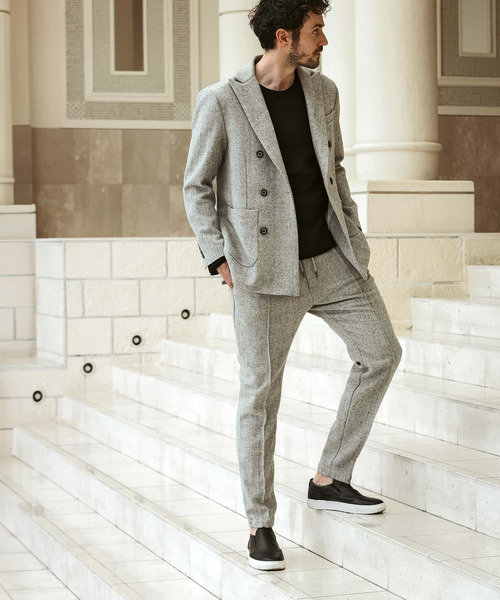 1PIU1UGUALE3 RELAX テーラードジャケットセットアップ大幅値下げ 1PIU1UGUALE3 RELAX ジャケット テーラードジャケット 1PIU1UGUALE3