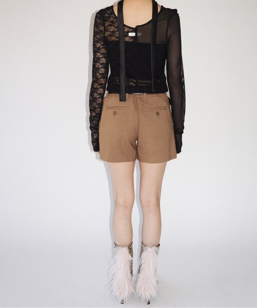 「musubore」 ショートブーツ S グリーン レディース_画像9