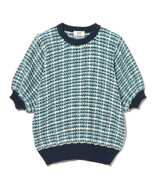 BEAMS 【新品】ニット BEAMS HEART（ビームス ハート） ニット セーター カラフル チェック