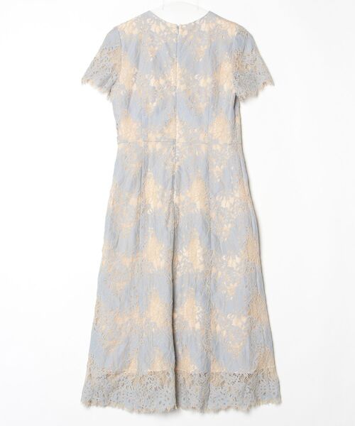 「JILL STUART」 半袖ワンピース 4 ブルー レディースの画像