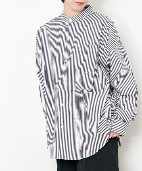 「Anytime Songs」 「HALHAM」長袖シャツ LARGE ブラック系その他 メンズ_画像3
