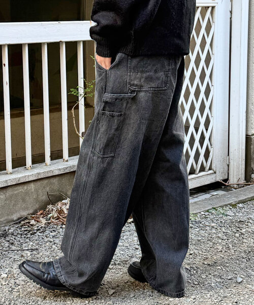 「CIAOPANIC」 デニムパンツ LARGE サックスブルー レディース_画像4