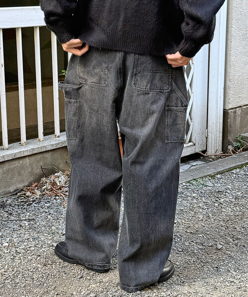 「CIAOPANIC」 デニムパンツ LARGE サックスブルー レディース_画像5