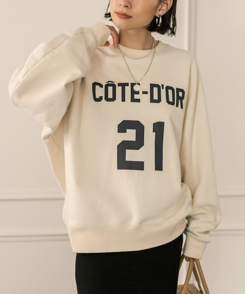 「RIVE DROITE」 スウェットカットソー FREE グレー レディース_画像3