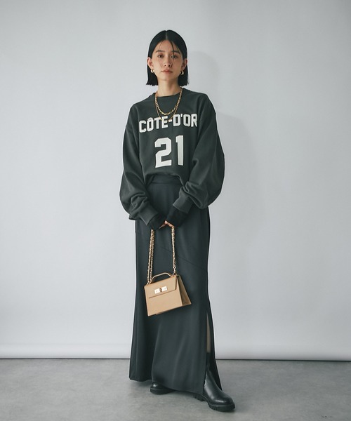 「RIVE DROITE」 スウェットカットソー FREE グレー レディース_画像5