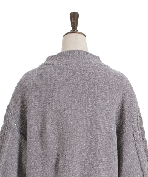 axes femme（アクシーズ ファム） チュニック ラメ×ベロアモール