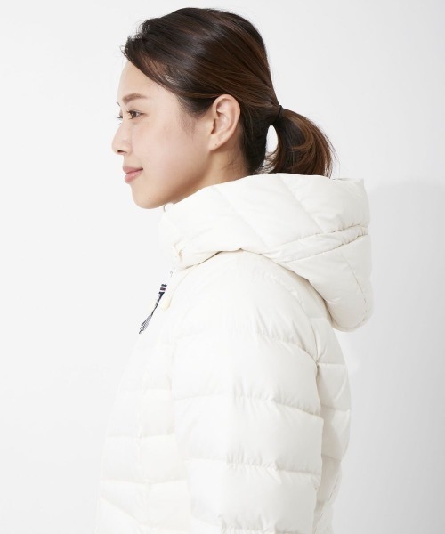 「FILA GOLF」 ダウンコート SMALL カーキ レディース_画像7