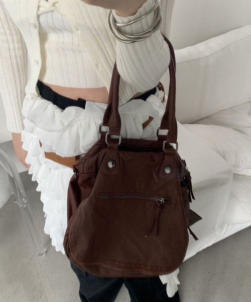 「SANSeLF」 2WAYバッグ FREE ホワイト レディース_画像3