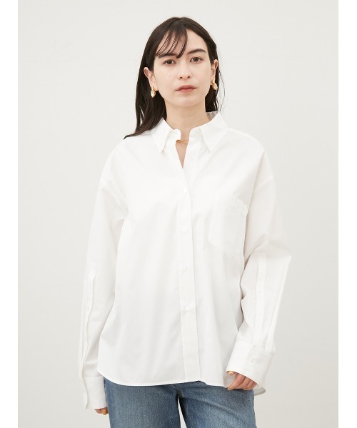 「Mila Owen」 長袖シャツ 0 ブラック レディース_画像5