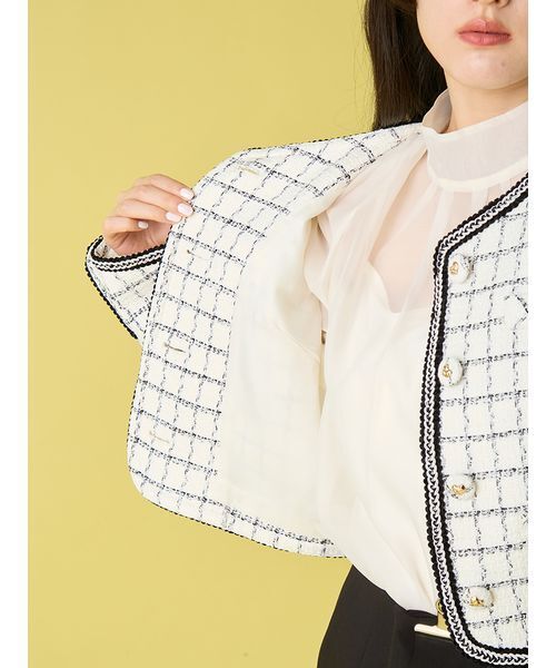 LILY BROWN（リリーブラウン） ジャケット ノーカラージャケット